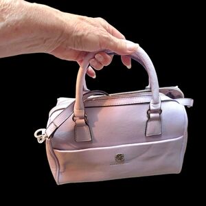 Light Purple CXL By Christian Lacroix Barrel Satchel Ladies Purse